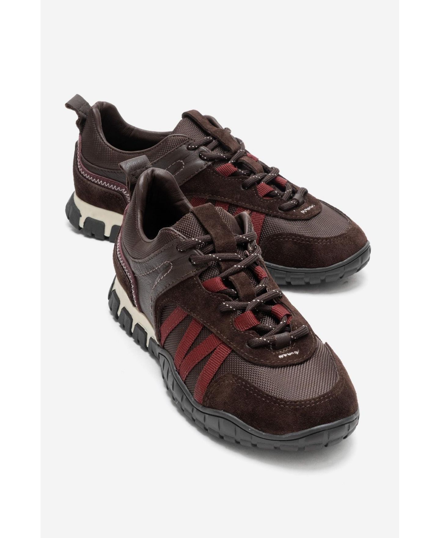 Женские кроссовки Forever & Always Shoes Fiera Leather Mesh, цвет: Коричневый — фото 4