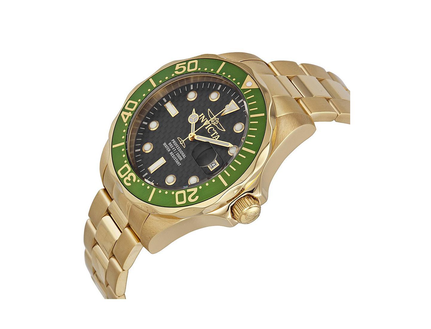 Мужские часы Invicta 14358 Pro Diver Quartz Dial, цвет: Золотой — фото 2