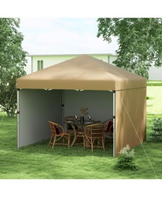 10' x 10' Pop Up Canopy with 3 Sidewalls and Carry Bag