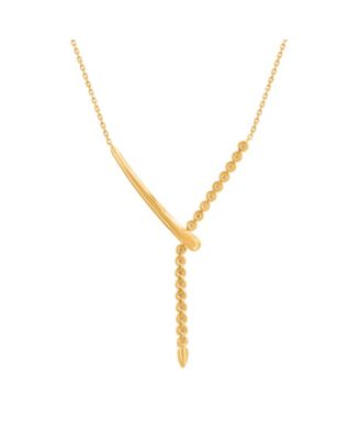 Diamond Vertical Line 18" Lariat Necklace (1/5 ct. t.w.) in 14k Gold