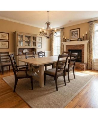 Wood Farmhouse Dining Table for 6-8, Heavy Duty Large Kitchen Table, 70.87" Long Rectangular Dining Room Tables with Strong Legs