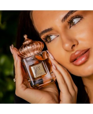 Rose Oud – Long Lasting Unisex Perfume with Oriental Floral Notes of Rose & Oud – Travel Size 3.4 oz