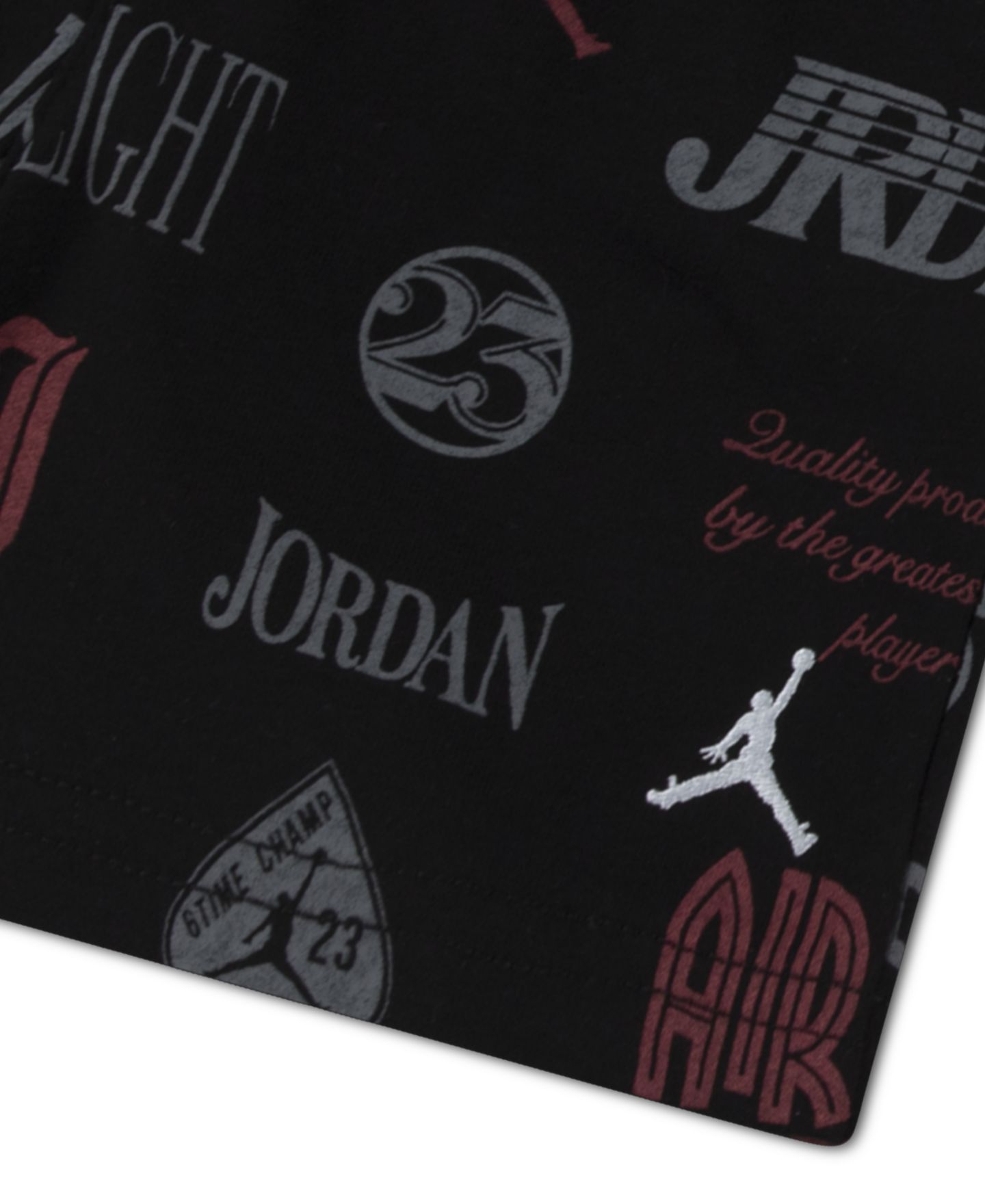 Детский комплект Jordan Rookie Season: футболка и шорты, цвет: Чёрный — фото 5
