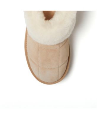 Fireside by Women's Bayswater Genuine Shearling Quilted Platform Bootie
