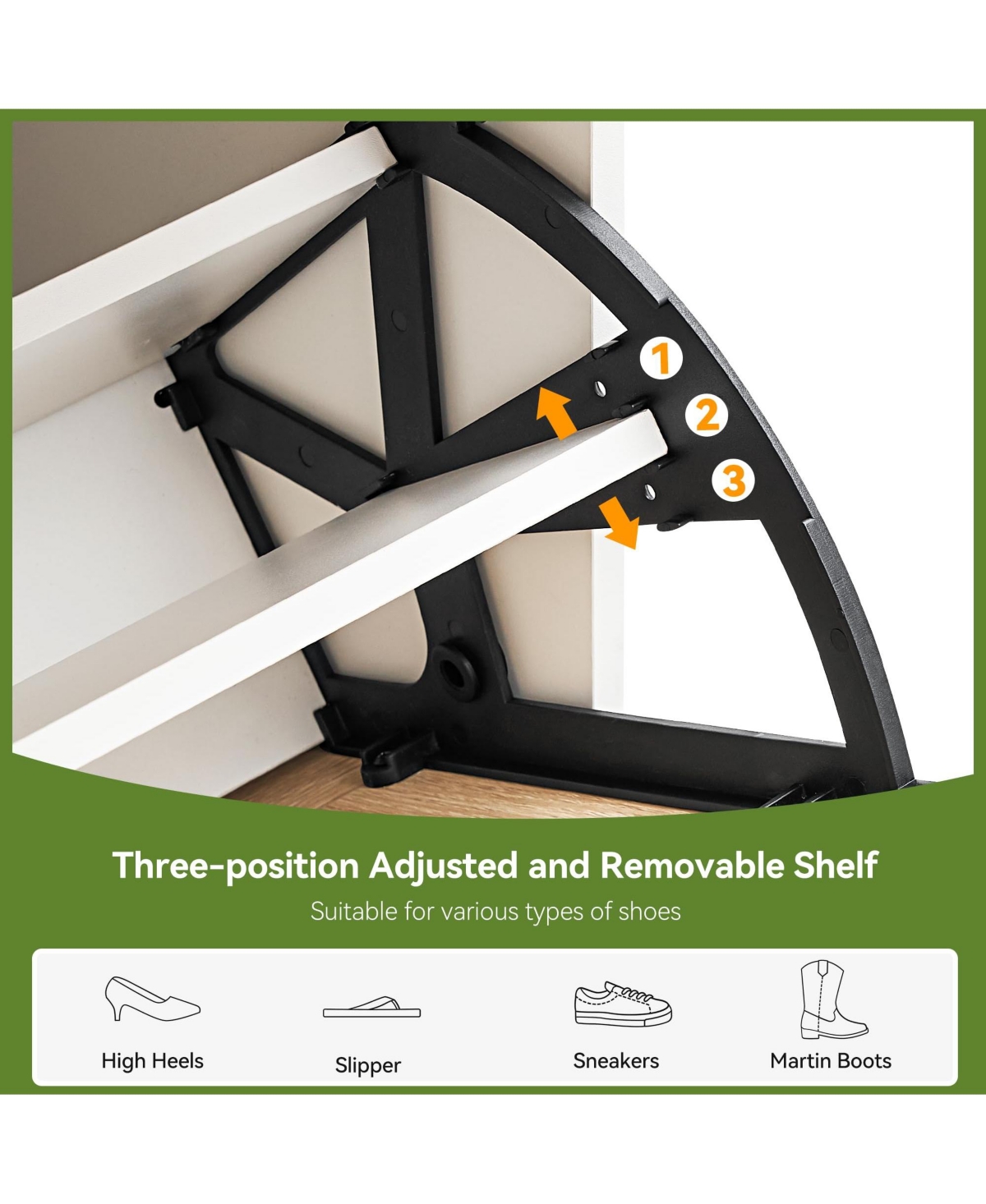 gaomon Rattan Freestanding Shoe Cabinet - 2 Flip +1 Drawer Entryway Shoe Rack Storage Organizer