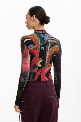 Women's Long Sleeve High Neck T-Shirt