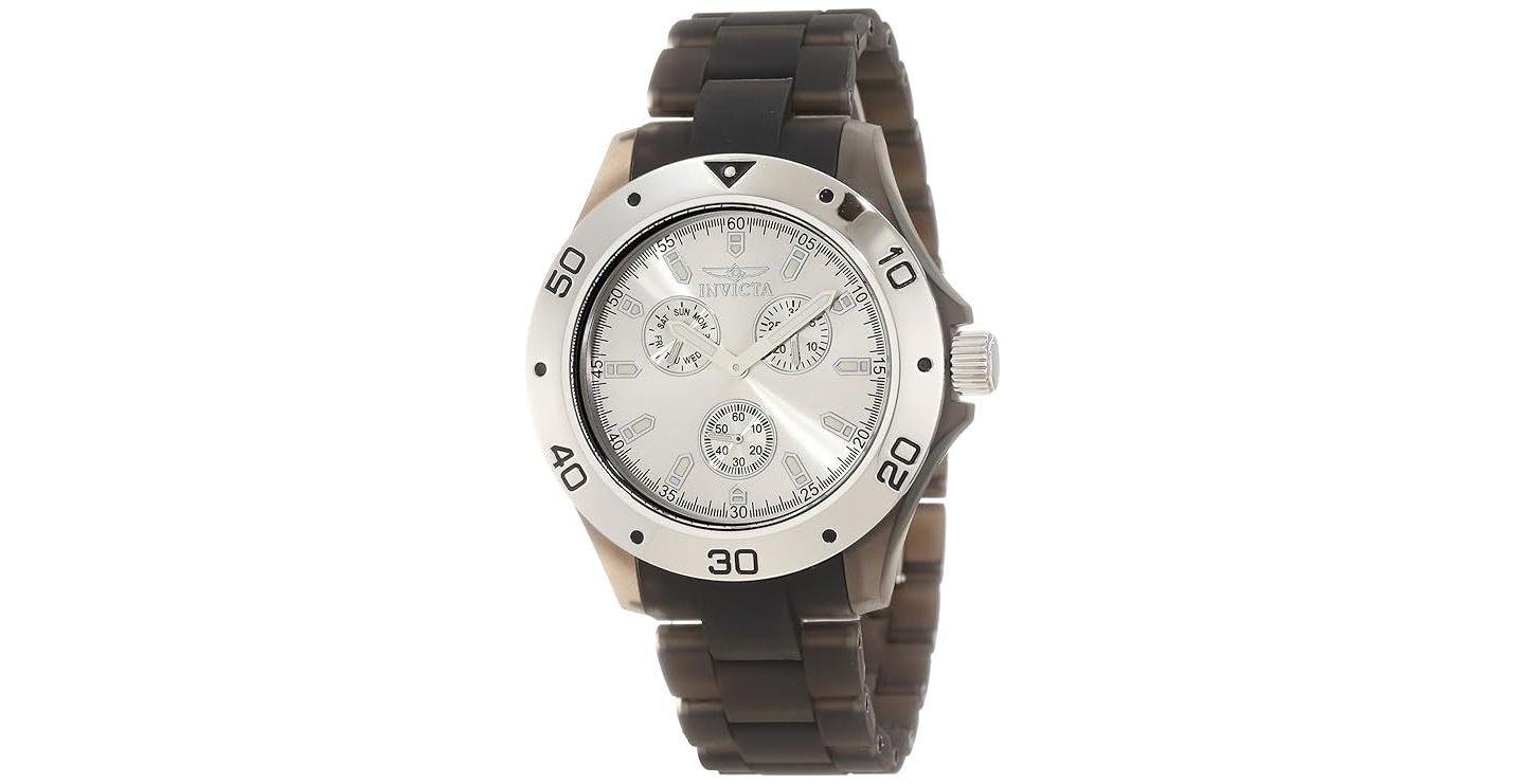 Мужские часы Invicta 1668 Anatomic Quartz Chronograph Dial, цвет: Чёрный — фото 3