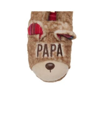 Men's Papa Bear Closed Back Slipper