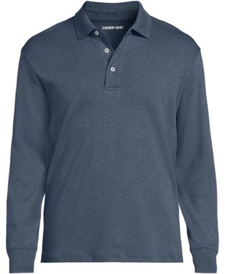 Men's Long Sleeve Cotton Supima Polo Shirt