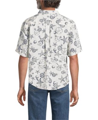 Big & Tall Traditional Fit Short Sleeve Linen Shirt