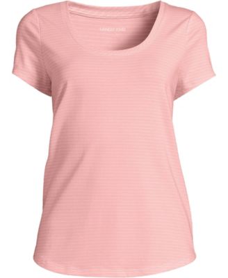 Women's Short Sleeve Lightweight Jersey Scoop Neck T-shirt
