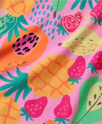 Girls Slim Chlorine Resistant Long Sleeve Rash Guard Bikini 3 Piece Swimsuit Set