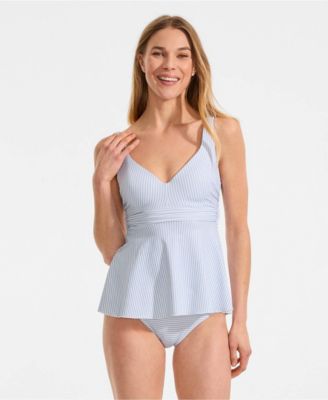 Women's Sweetheart Belted Flutter Tankini