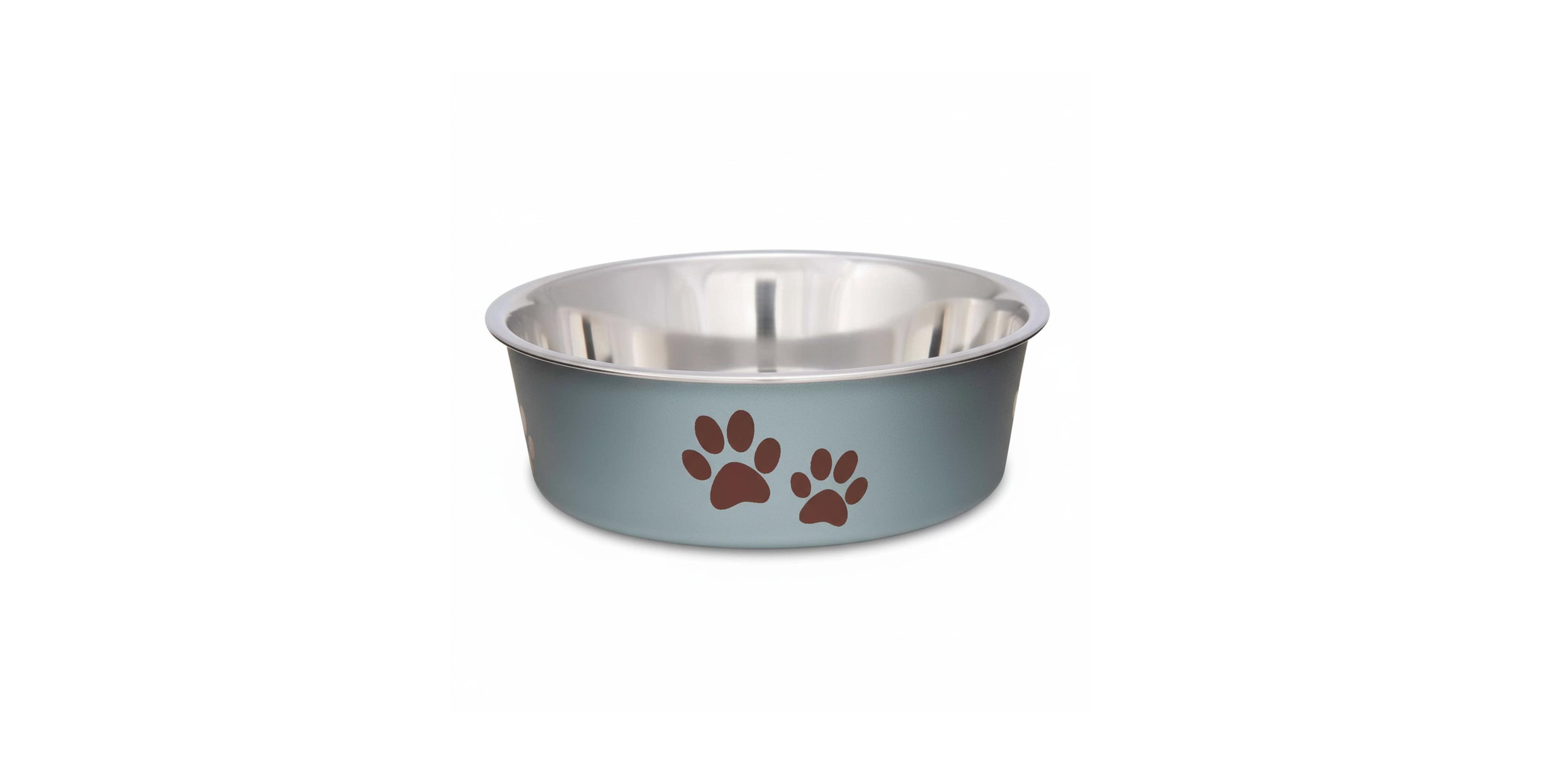 Aronkl Stainless Steel Dog Cat Bowl Spill Proof Durable Dishwasher Safe Travel Feeder