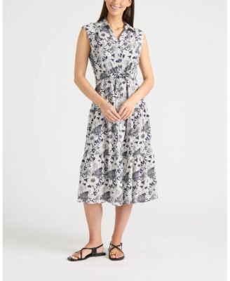 Women's Cap Sleeve Tiered Dress