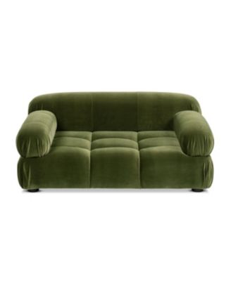 Zeus and Ruta Modern Upholstered Marcel Pet Bed For Small To Medium Dogs and Cats