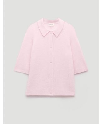 Women's Jinny Wool Blend Short Sleeve Cardigan