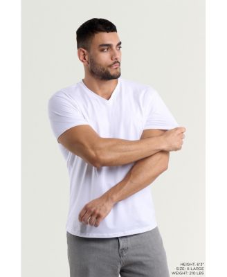 X RAY Men's Basic V-Neck Short Sleeve T-Shirt