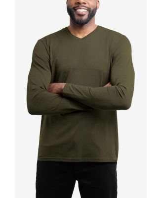 X RAY Men's XRAY Long Sleeve V-Neck T-Shirt