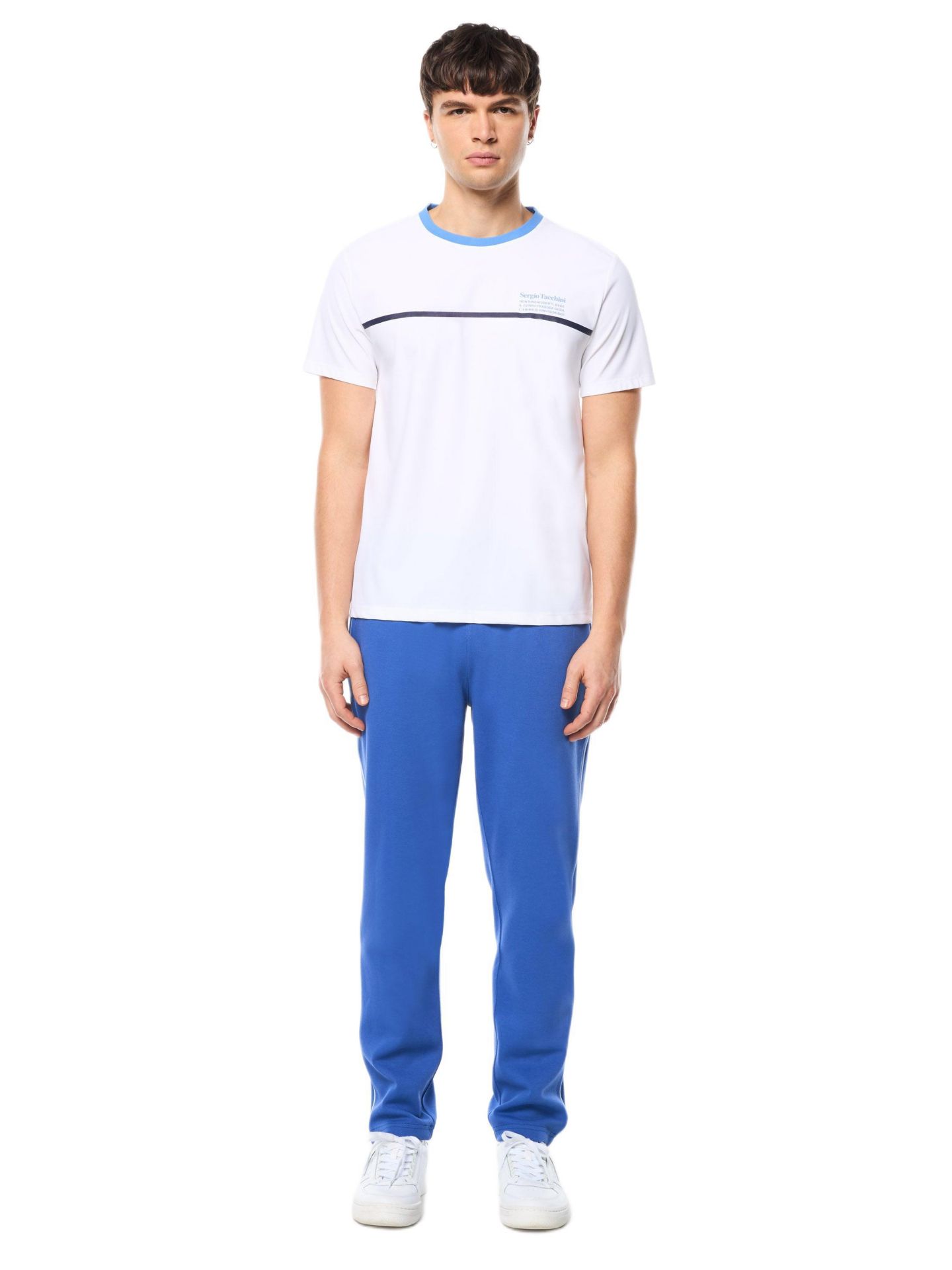 Мужская футболка Sergio Tacchini Campo Court, цвет: Яркий белый — фото 3