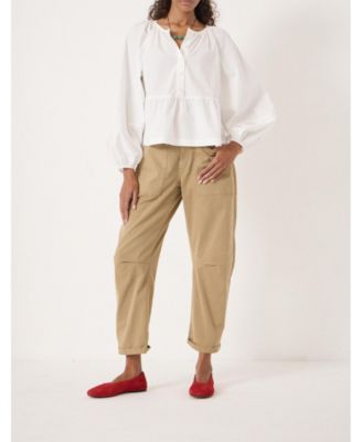 Women's Beck Cotton Peplum Blouse