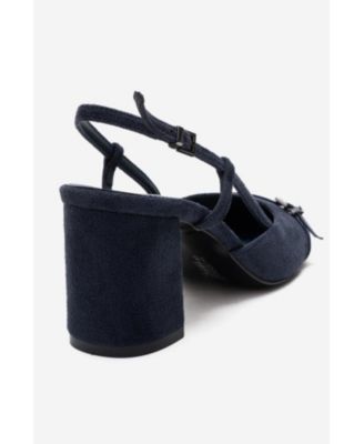 Women's Desia Slingback Round Toe Pumps