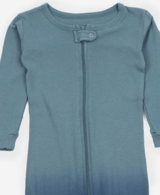 Toddler Matching Family One Piece Footed Cotton Long Sleeve Tie Dye Pajamas.