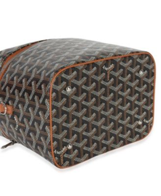 Gold Black Goyardine Canvas Muse Vanity Case