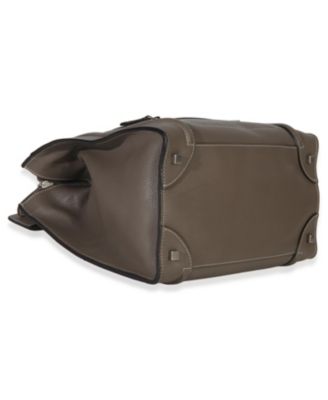 Souris Drummed Calfskin Mini Luggage Tote