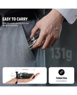 Lightweight Bluetooth Selfie Stick Tripod with 360° Phone Holder & Cold Shoe