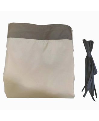 Canopy Replacement Top, Polyester Waterproof UV-Resistant Awning for Curved Pergola Structure