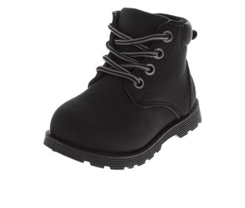 Ботинки Josmo Construction Boots Durable для девочек, цвет: Чёрный