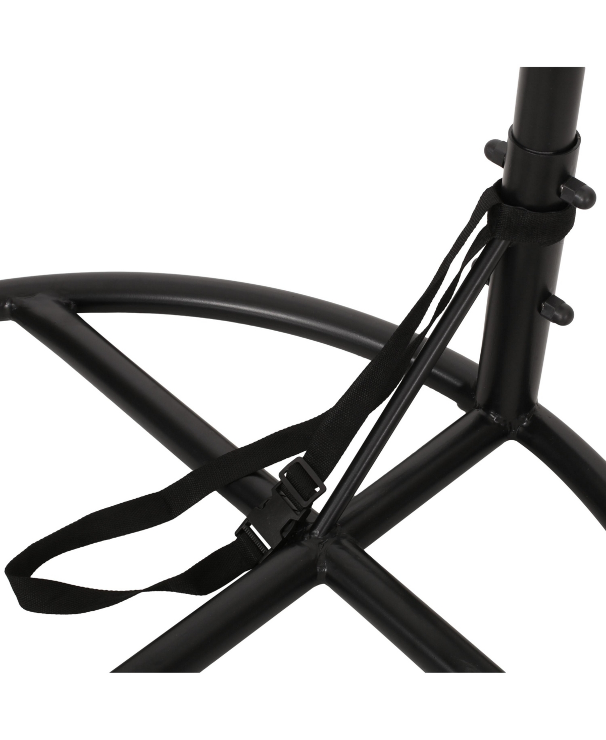 Flynama Iron Hanging Chair Bottom Stand with Safety Belt Indoor Outdoor Use