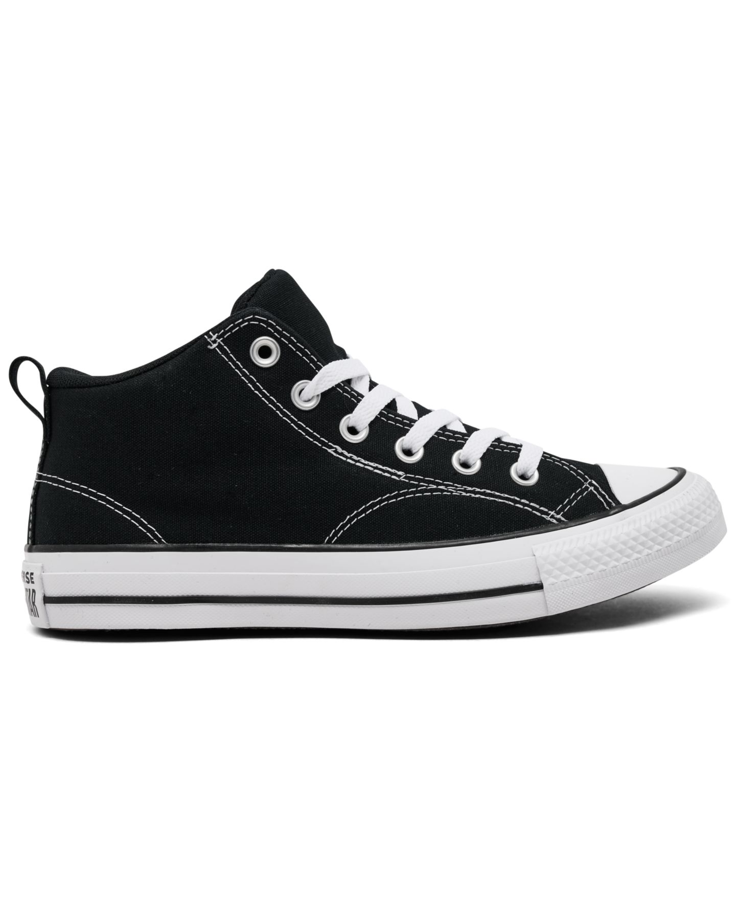 Детские повседневные кроссовки Converse Chuck Taylor All Star Malden Street, цвет: Чёрный / Белый — фото 2