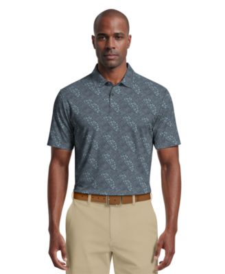Men's Tropical Argyle Print Golf Polo