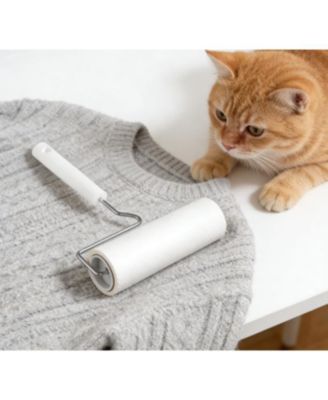 Sticky Lint Roller 3 Pack Extra Large Pet Hair Remover 270 Sheets Strong Sticky Cat Dog Hair Roller