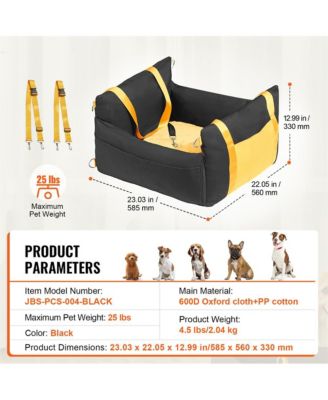 Cat Booster Car Seat 25lb Max Small Feline Travel Ready