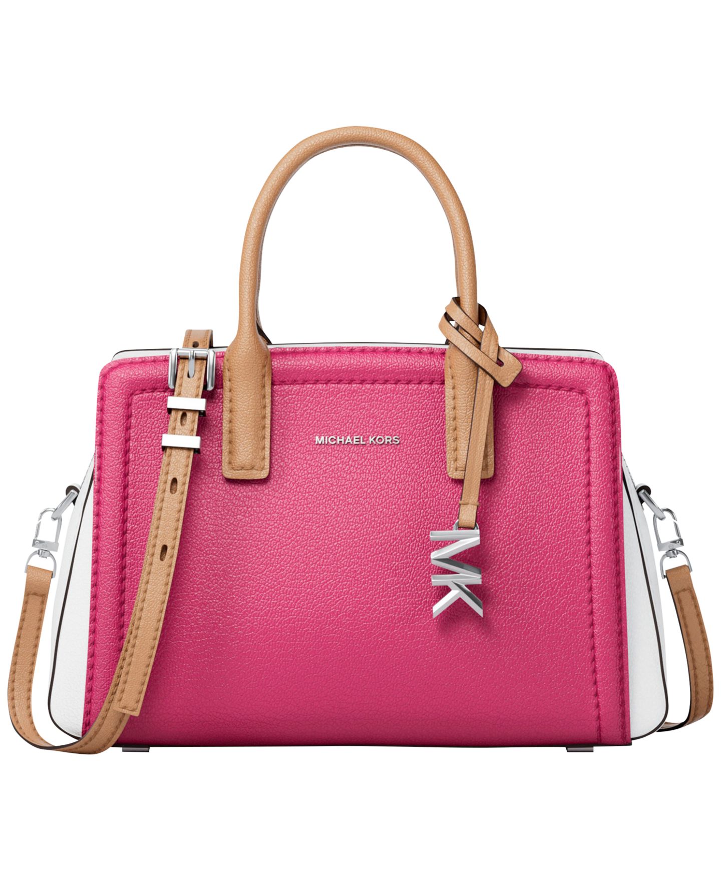Женская сумка Michael Kors Laila Extra-Small Crossbody Handbag, цвет: Малиновый разноцветный — фото 1
