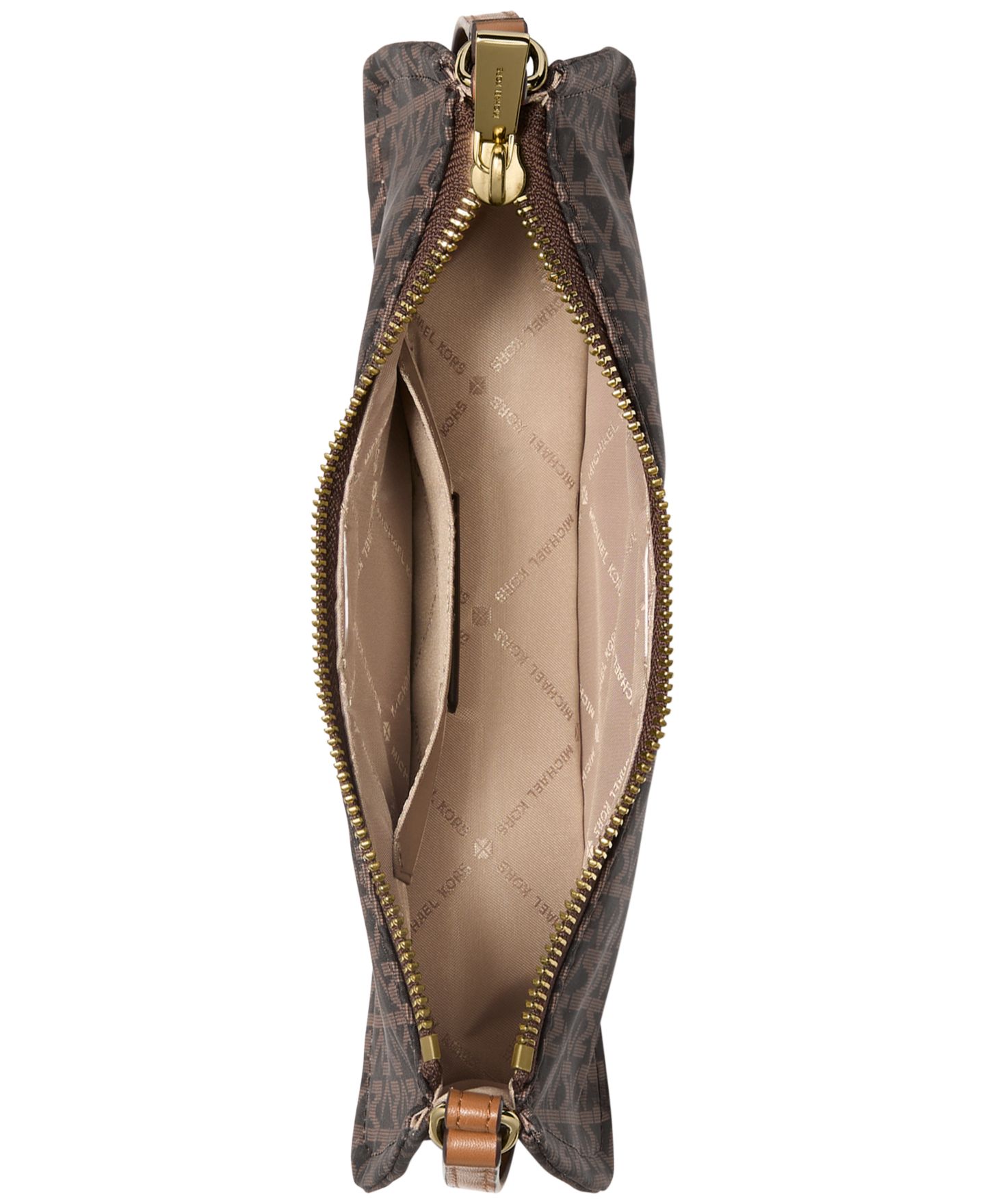 Женская сумка Michael Kors Signature Zadie Small East West Crossbody Handbag, цвет: Коричневый — фото 2