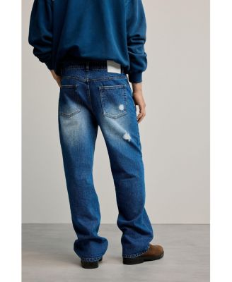 Men's Patched jeans