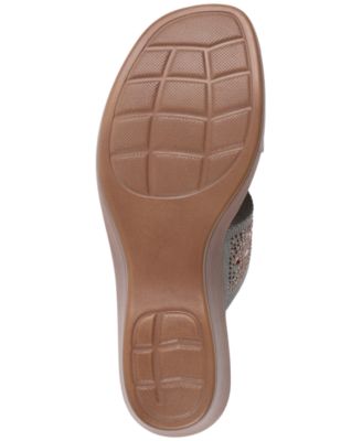 Women's Jaeya Embellished Knit Wedge Sandals