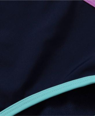 Girls Slim Chlorine Resistant Contrast Bikini Bottoms