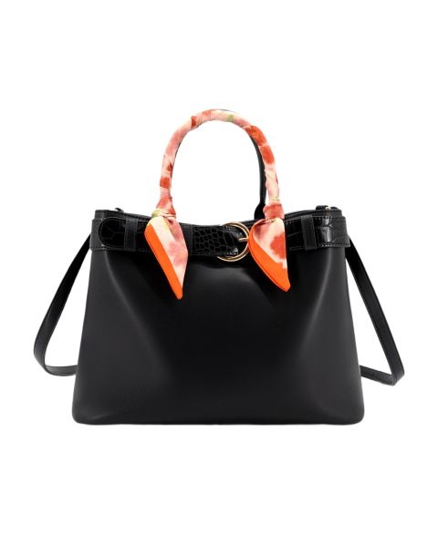 Женская сумка LIKE DREAMS Mila Medium Satchel Handbag, цвет: Чёрный