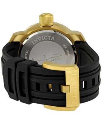 Men's 1545 Pro Diver Sea Hunter Quartz Black Dial Watch