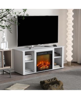 Modern Electric Fireplace TV Stand for TVs Up to 55"