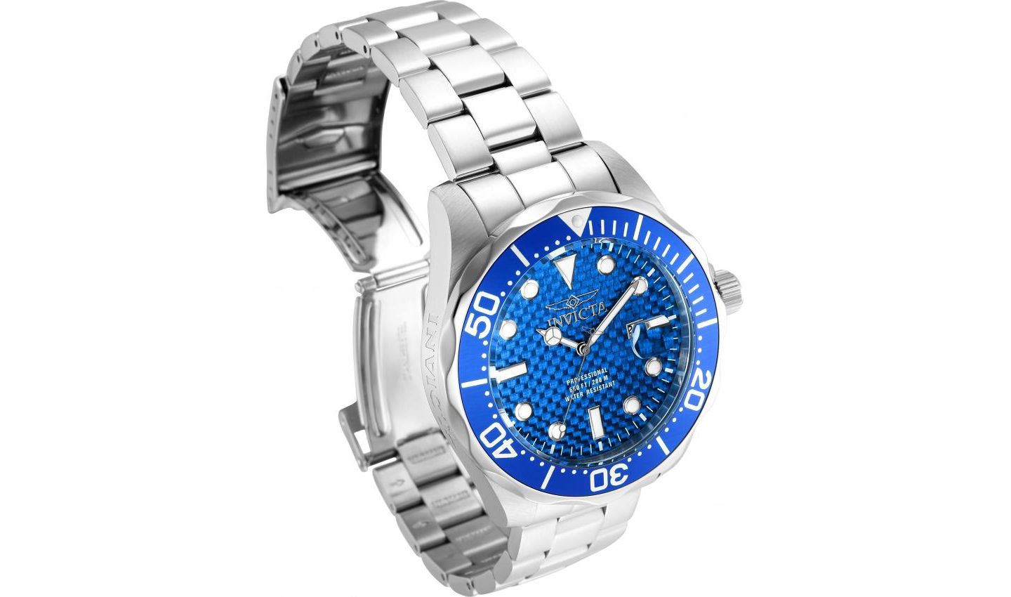 Мужские часы Invicta 12563 Pro Diver Quartz Dial, цвет: Серебряный — фото 2