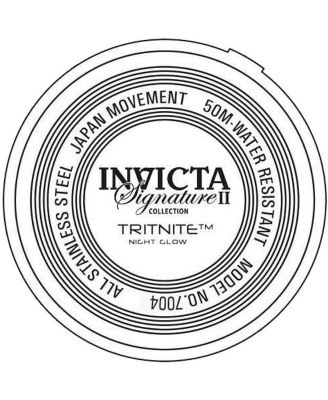 Men's 7004 Signature Quartz Chronograph Dial Watch