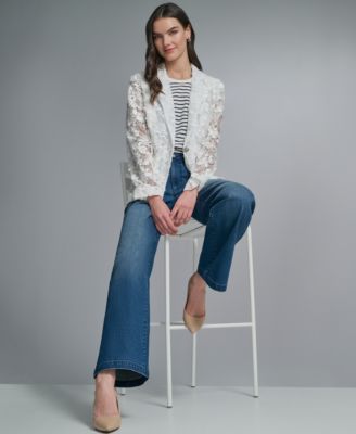 Petite One-Button Blazer