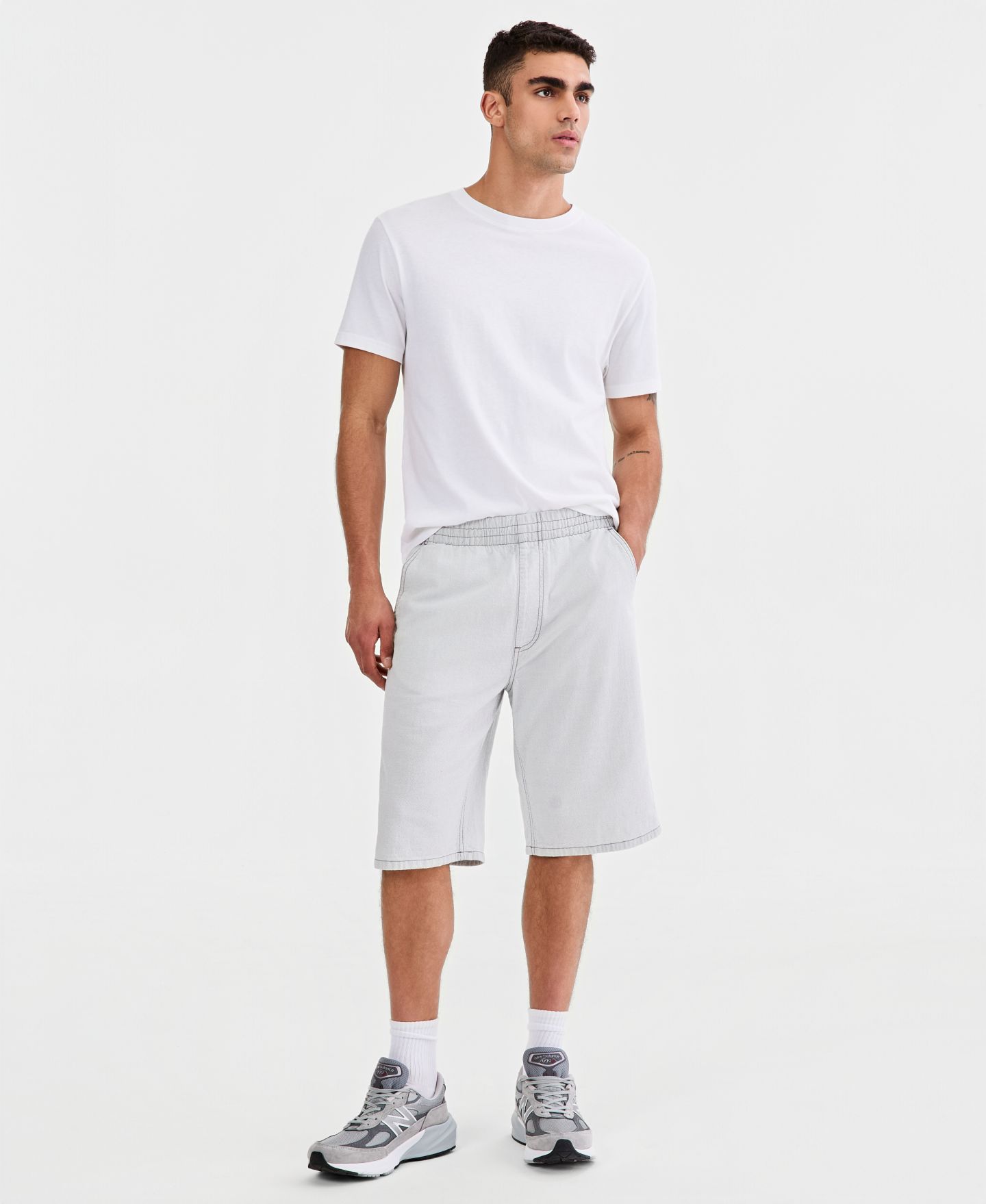 Мужские шорты Sun + Stone Lisbon Cotton Pull-On, цвет: Варёный — фото 2