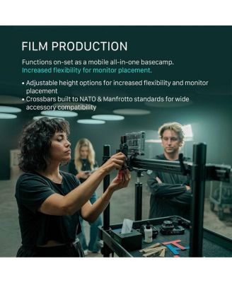 36" Aluminum Boulder Camera Cart, Gray